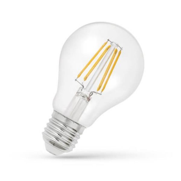 Lampadina Led E27 9W A60 Filamento luce calda Spectrum