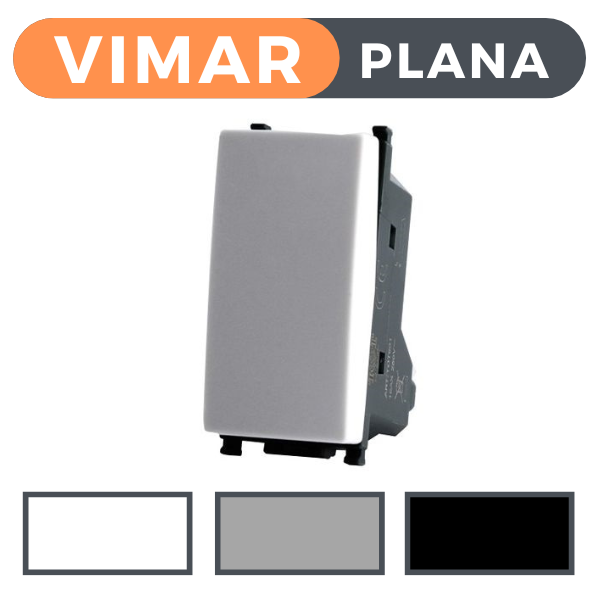 Pulsante Unipolare VIMAR Plana 10A-250V Compatibile in vendita online