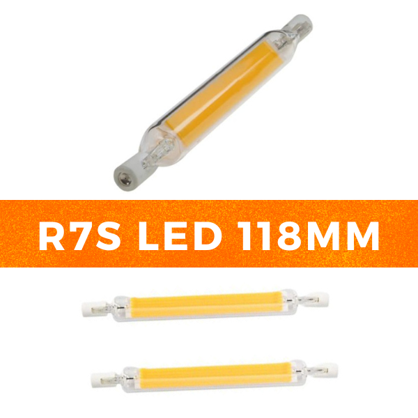 Lampadina LED COB R7s dimmerabile 78mm 118mm Sostituisci la