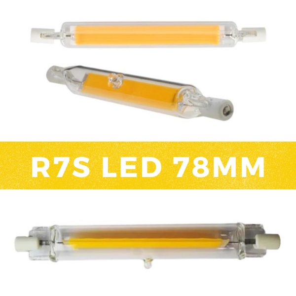 Lampadina LED R7S Dimmerabile (2 pezzi) 78mm 8w in vendita online