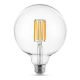 Lampadina LED Globo a Filamento E27 12w G125 - Luce Calda 2700k - Asia Led