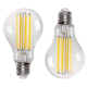 Lampadina LED E27 18w 2450Lm A70 a Filamento - Fascio Luminoso 320° - Kanlux