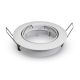 PORTAFARETTO ORIENTABILE ROTONDO DA INCASSO PER LAMPADINE GU10 BIANCO - V-TAC