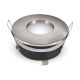 PORTAFARETTO ROTONDO DA INCASSO PER LAMPADINE GU10 NIKEL SATINATO - V-TAC