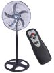Ventilatore in Acciaio 5 pale con Telecomando 65w 130cm - Coveri Collection