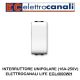 ECL-4000WH-INTERRUTTORE UNIPOLARE BIANCO (16A-250V) ELETTROCANALI LIFE ECL4000WH