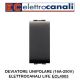 ECL-4003-DEVIATORE UNIPOLARE NERO (16A-250V) ELETTROCANALI LIFE