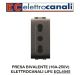 ECL-4045-PRESA BIVALENTE NERA (16A-250V) ELETTROCANALI LIFE