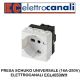 ECL-4050WH-PRESA SCHUKO COMPATIBILE BTICINO LIVING - ELETTROCANALI ECL4050WH
