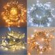 Serie di Lucciole da 120 LED in Gomma IP44 1,5 Mt. con Connettore | ABM Natale