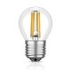 Lampadina LED E27 a Filamento G45 Trasparente 5w 2700k Luce Calda - Led Italia
