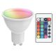 Lampadina LED Gu10 RGB+W da 5w 400Lm Dimmerabile con Telecomando - Imperia
