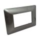 Placca 3 Posti Grigio Scuro MATIX AM4803 / 503SA Compatibile