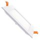Pannello LED Slim 18w Quadrato da Incasso - con Trasformatore-Luce Calda 3000k