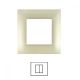 Placca 2 Posti SABBIA V6002-11 Compatibile VIMAR Plana