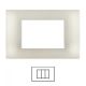 Placca 3 Posti GRIGIO CHIARO VIMAR Plana V6003-04 Compatibile