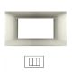 Placca 3 Posti SABBIA VIMAR Plana V6003-11 Compatibile