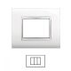 Placca 3 Posti BIANCA ELETTROCANALI Prestige ECL3083WH