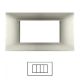 Placca 4 posti VIMAR Plana SABBIA V6004-11 Compatibile