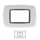Placca 3 Posti BIANCA ElettroCanali my Life ECL2983WH