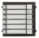 Modulo Nametag per videocitofono 6 pulsanti Hikvision DS-KD-KK