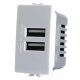 Presa USB Doppia 2A MATIX Compatibile