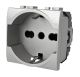 Presa Schuko Universale (16A-250V) 2P+T Compatibile Living Tech NT4140