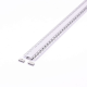 Profilo in Alluminio per Doppia Strip LED ad Incasso 2000 x 61,5mm - V-Tac