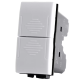 Pulsante Doppio 10A 250V Living LIGHT N4036 Compatibile