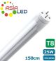 Tubo LED T8 25w 150cm Opaco | Alimentazione Bilaterale - Asia Led