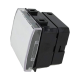 Pulsante Portanome 2P 10A 250V Colore Bianco - TOT
