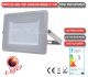 FARO PROIETTORE LED SMD CON CHIP SAMSUNG 100W CORPO GRIGIO IP65 - V-TAC 